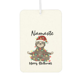 Désodorisant Pour Voiture Namaste Joyeux Slothmas Enchevêtrés