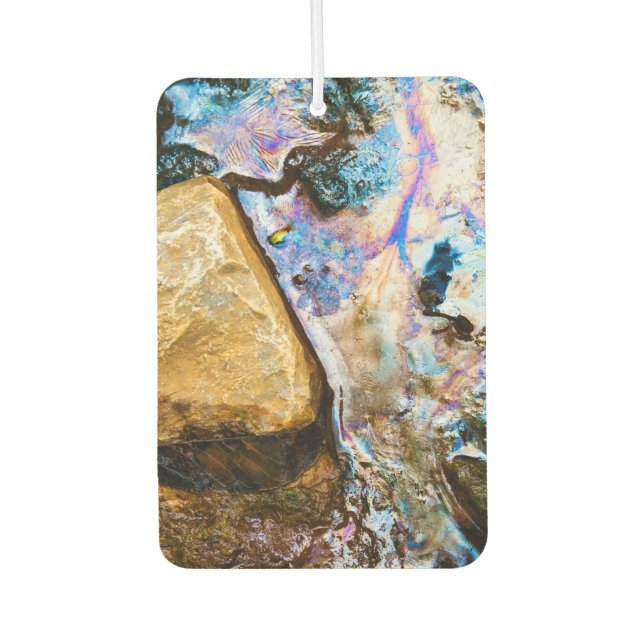 Désodorisant Pour Voiture nature abstraite eau douce (Devant)