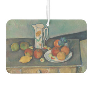 Désodorisant Pour Voiture Nature morte, pichet de lait et fruits sur une tab