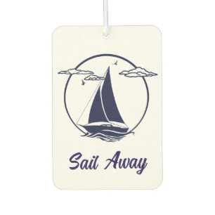 Désodorisant Pour Voiture Nautique/bateau/voilier/bateau marine/bleu/voilier