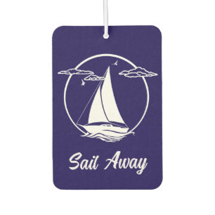 Désodorisant Pour Voiture Nautique/bateau/voilier/bateau marine/bleu/voilier