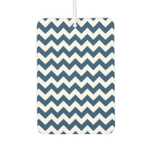 Désodorisant Pour Voiture Navy Zigzag, Navy Chevron, Motif géométrique