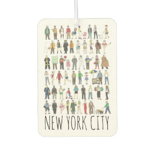 Désodorisant Pour Voiture New York City People of New York Brooklyn Queens B