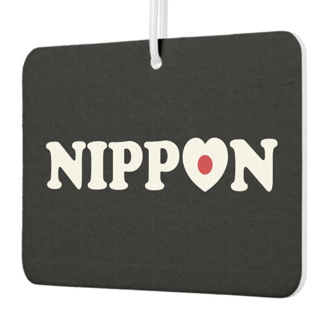 Désodorisant Pour Voiture Nippon Love Heart Flag Air Freshener (Gauche)