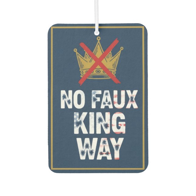 Désodorisant Pour Voiture No Faux King Way (Devant)