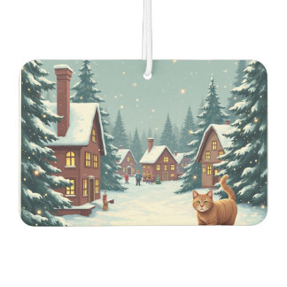 Désodorisant Pour Voiture Noël et Chats