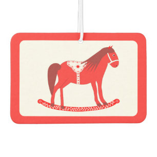 Désodorisant Pour Voiture Noël scandinave Cheval Rocking