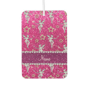 Désodorisant Pour Voiture nom argent fée or stars neon hot rose parties scin