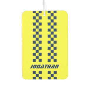 Désodorisant Pour Voiture Nom Couleurs entièrement personnalisées Double ray