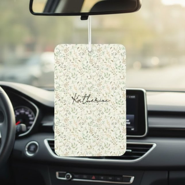 Désodorisant Pour Voiture Nom de fleur sauvage Boho (Créateur téléchargé)