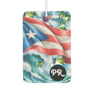 Désodorisant Pour Voiture Nom femme latine Porto Rico Boricua plage voiture