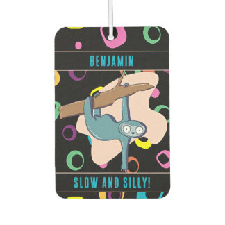 Désodorisant Pour Voiture Nom personnalisé Fanny Sloth