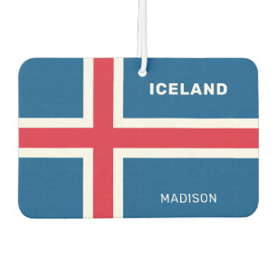 Désodorisant Pour Voiture Nom personnalisé Islande