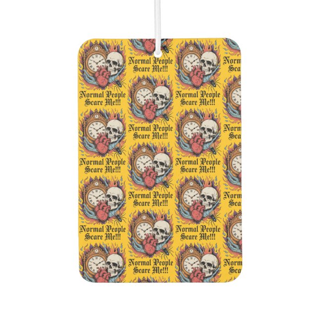 Désodorisant Pour Voiture Normal People Scare Me (Devant)