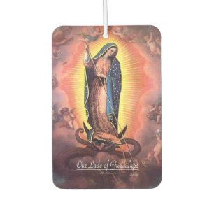 Désodorisant Pour Voiture Notre Dame de Guadalupe Rev12
