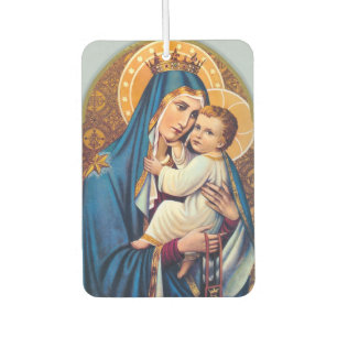 Désodorisant Pour Voiture Notre-Dame du Mont Carmel Traditionnel Catholique