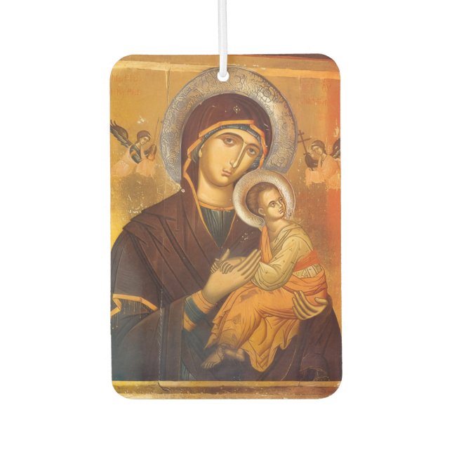 Désodorisant Pour Voiture Notre Mère de Perpétuel Secours (Devant)