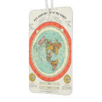 Nouvelle carte standard du monde Terre plate Terre