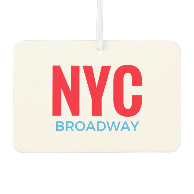Désodorisant Pour Voiture NYC Broadway (Devant)