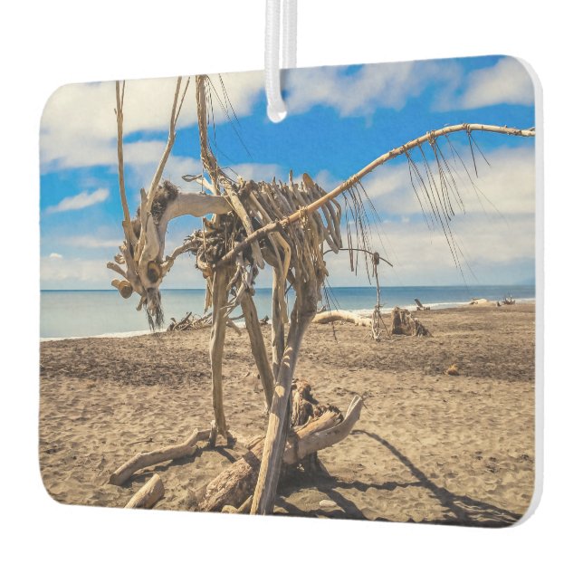 Désodorisant Pour Voiture Oeuvres d'art sur Hokitika Beach, Nouvelle-Zélande (Gauche)