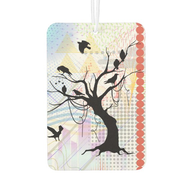Désodorisant Pour Voiture Oiseau de même plumage soyez unique ensemble (Dos)