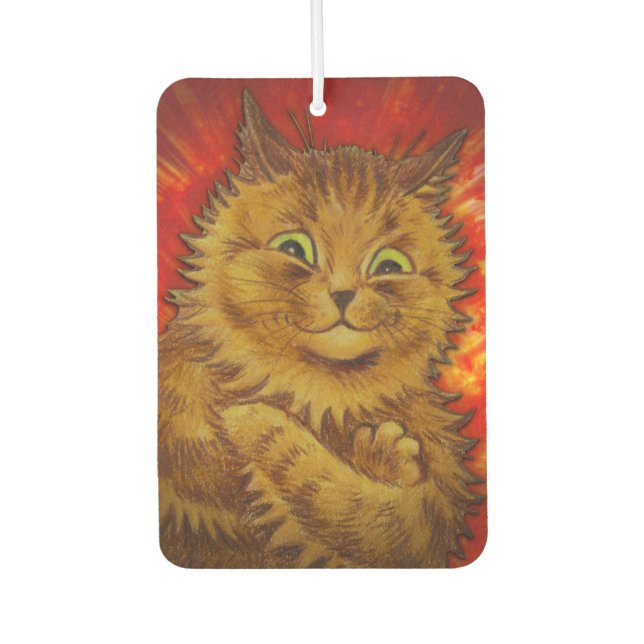 DÉSODORISANT POUR VOITURE ORANGE KITTY CAT PET (Devant)