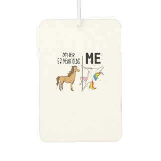 Désodorisant Pour Voiture Other Unicorn 57 Year Olds Birthday And Me Gift Fo
