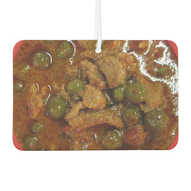 Désodorisant Pour Voiture Panang Thai Curry [พ ะ แ น ง] ... Thaïlande (Devant)