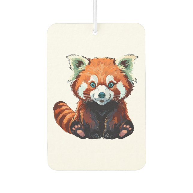 Désodorisant Pour Voiture Panda roux (Devant)