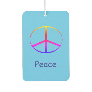 Désodorisant Pour Voiture Panneau de Paix Air Freshener
