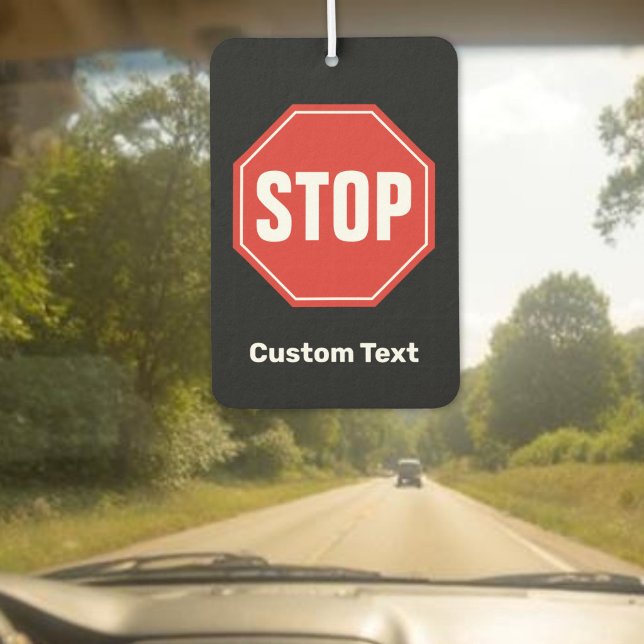 Désodorisant Pour Voiture Panneau STOP (Créateur téléchargé)