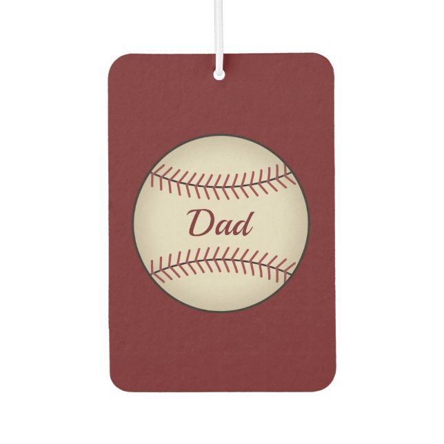 Désodorisant pour voiture Papa de baseball  (Devant)