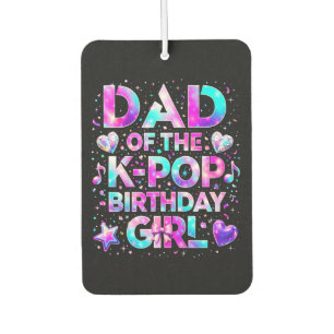 Désodorisant Pour Voiture Papa de la musique coréenne d'anniversaire K-Pop