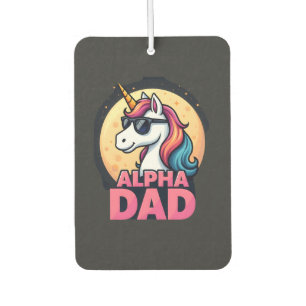 Désodorisant Pour Voiture Papa licorne drôle Laufey hommes Fête des Pères No