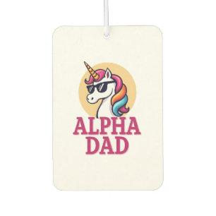 Désodorisant Pour Voiture Papa licorne drôle Laufey hommes Fête des pères No