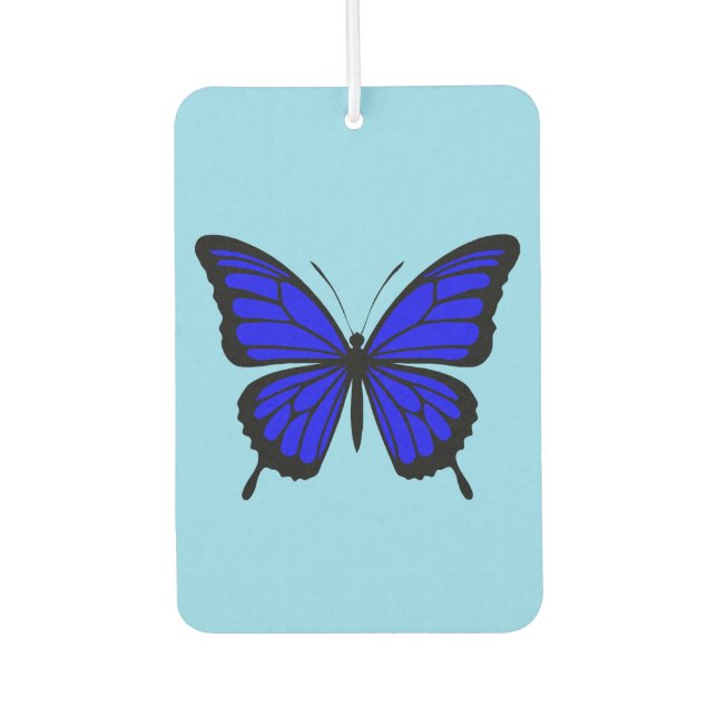 Désodorisant Pour Voiture Papillon Bleu (Devant)