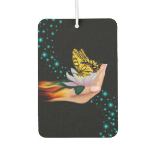 Désodorisant Pour Voiture Papillon sur Lotus Bloom