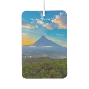 Désodorisant Pour Voiture Parc national des Virunga, RD Congo - Volcan