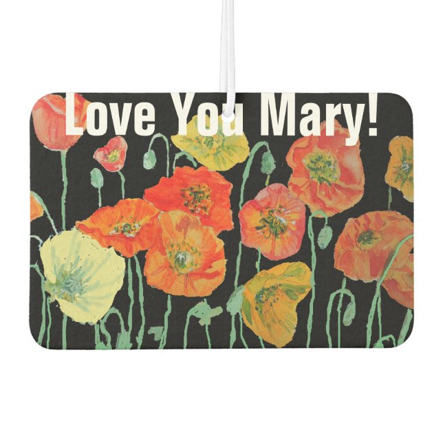 Désodorisant Pour Voiture Parfum pour voiture personnalisé au nom avec des c (Devant)