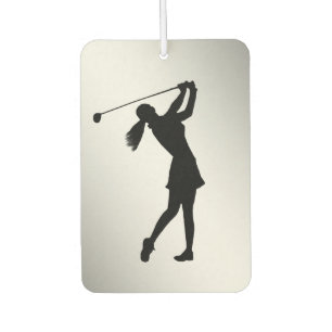 Désodorisant Pour Voiture Partouzeur de golf, femelle, personnalisable