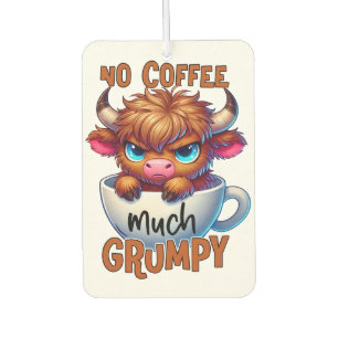 Désodorisant Pour Voiture Pas de café beaucoup grincheux