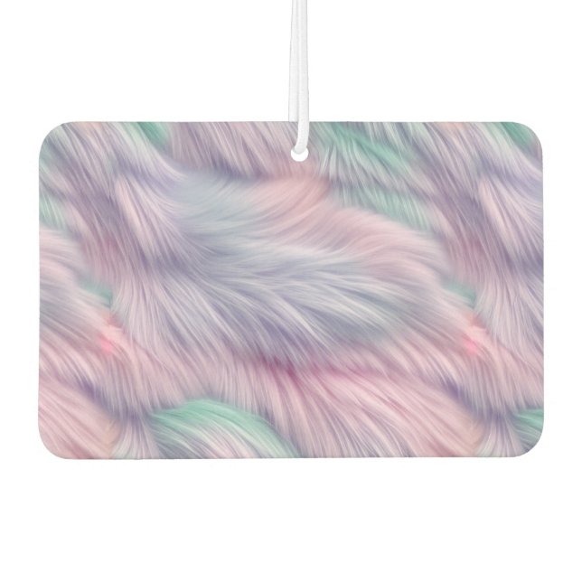 Désodorisant Pour Voiture Pastel Rainbow Fur (Devant)