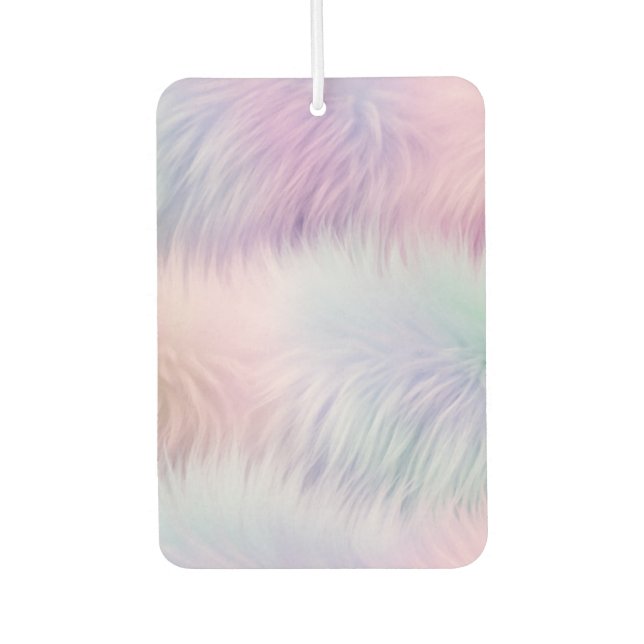 Désodorisant Pour Voiture Pastel Rainbow Fur (Devant)