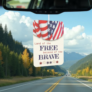 Désodorisant Pour Voiture Patriotique Bund Dieu bénit l'Amérique