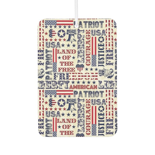 Désodorisant Pour Voiture Patriotisme (Devant)