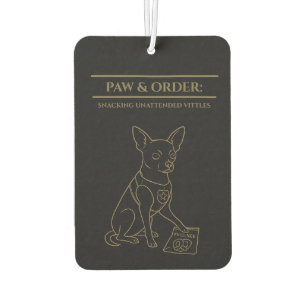 Désodorisant Pour Voiture Paw & Order : SUV Chihuahua Hanging Air Freshener