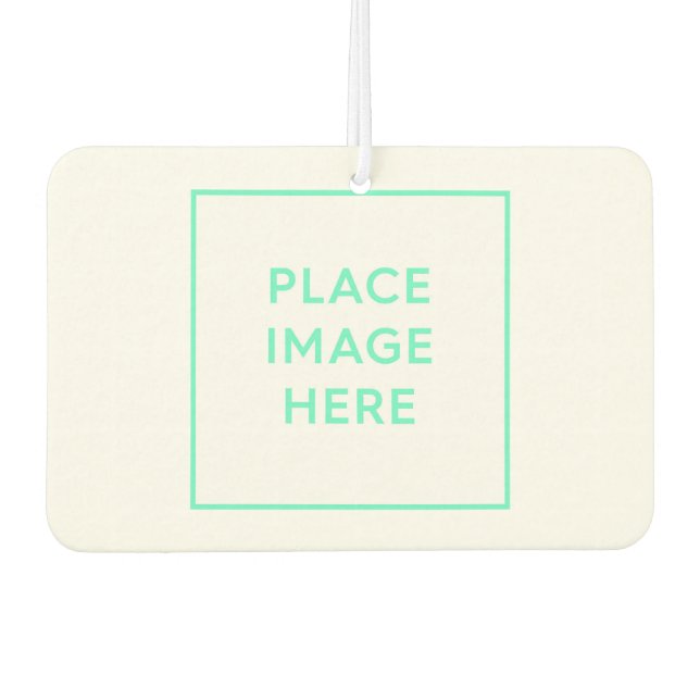 Désodorisant Pour Voiture Paysage Rectangle de l'air frais, nouvelle voiture (Devant)