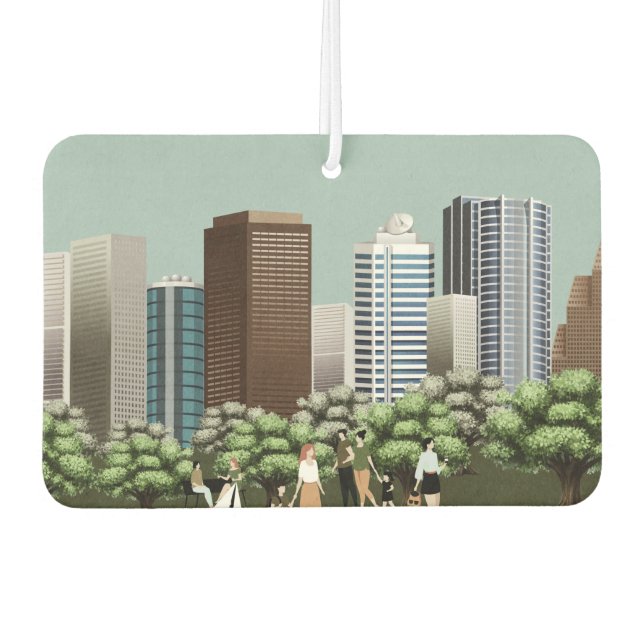 Désodorisant Pour Voiture Paysage urbain (Devant)