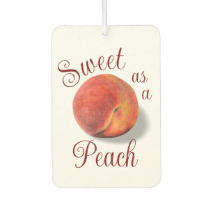 Désodorisant Pour Voiture Peach Car Air Freshener