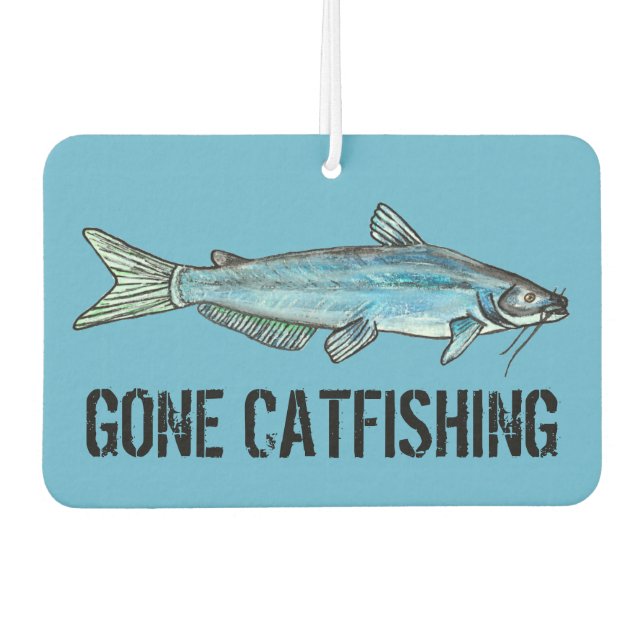 Désodorisant Pour Voiture Pêche Bleu Catfish (Devant)